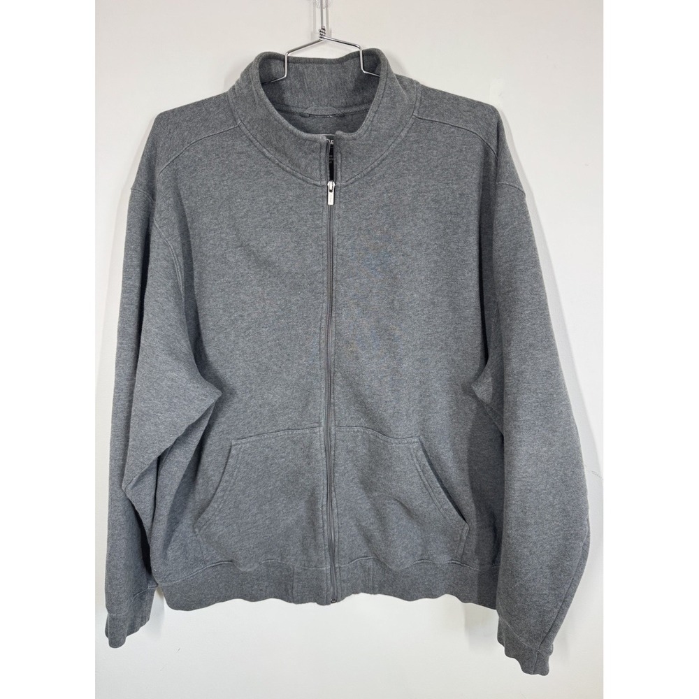 LL Bean Multi Sport‎ Lifestyle Sweatshirt Full Zip Charcoal Size XXL Performance